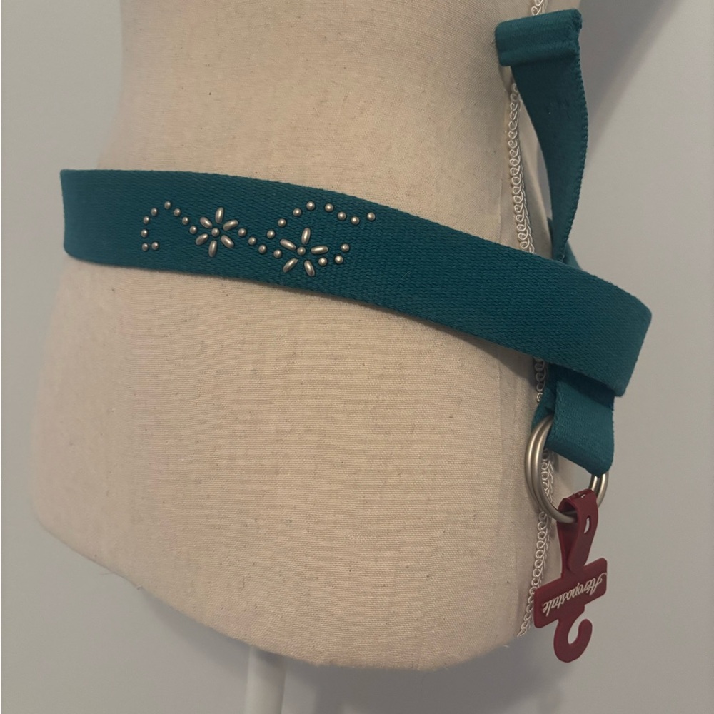 Aeropostale Y2K Teal Embellished Women's Belt M/L